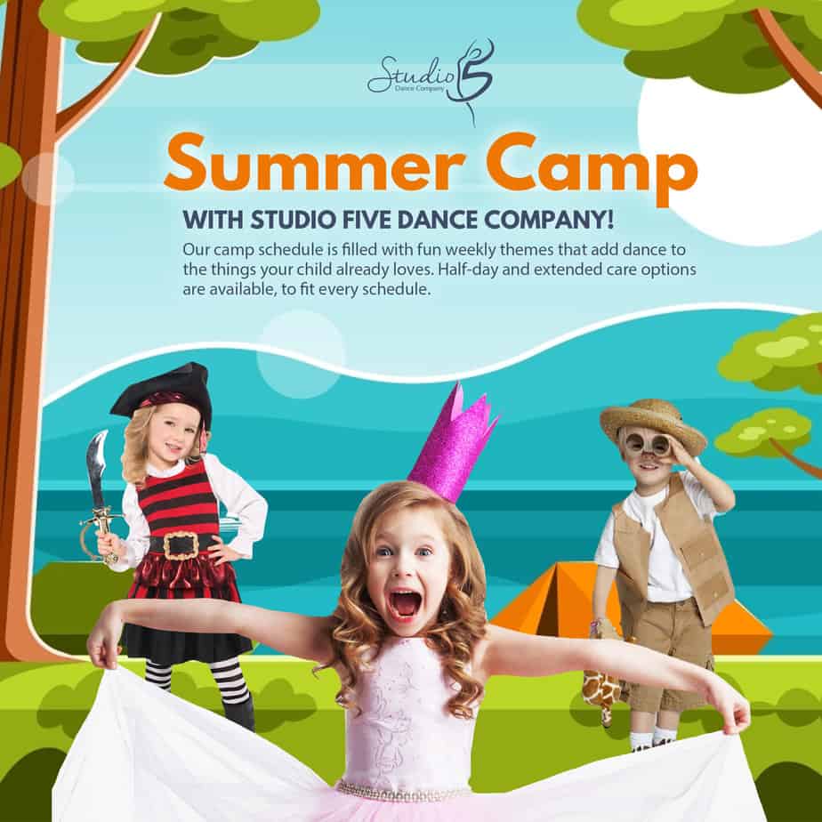 social media ads for a summer camp